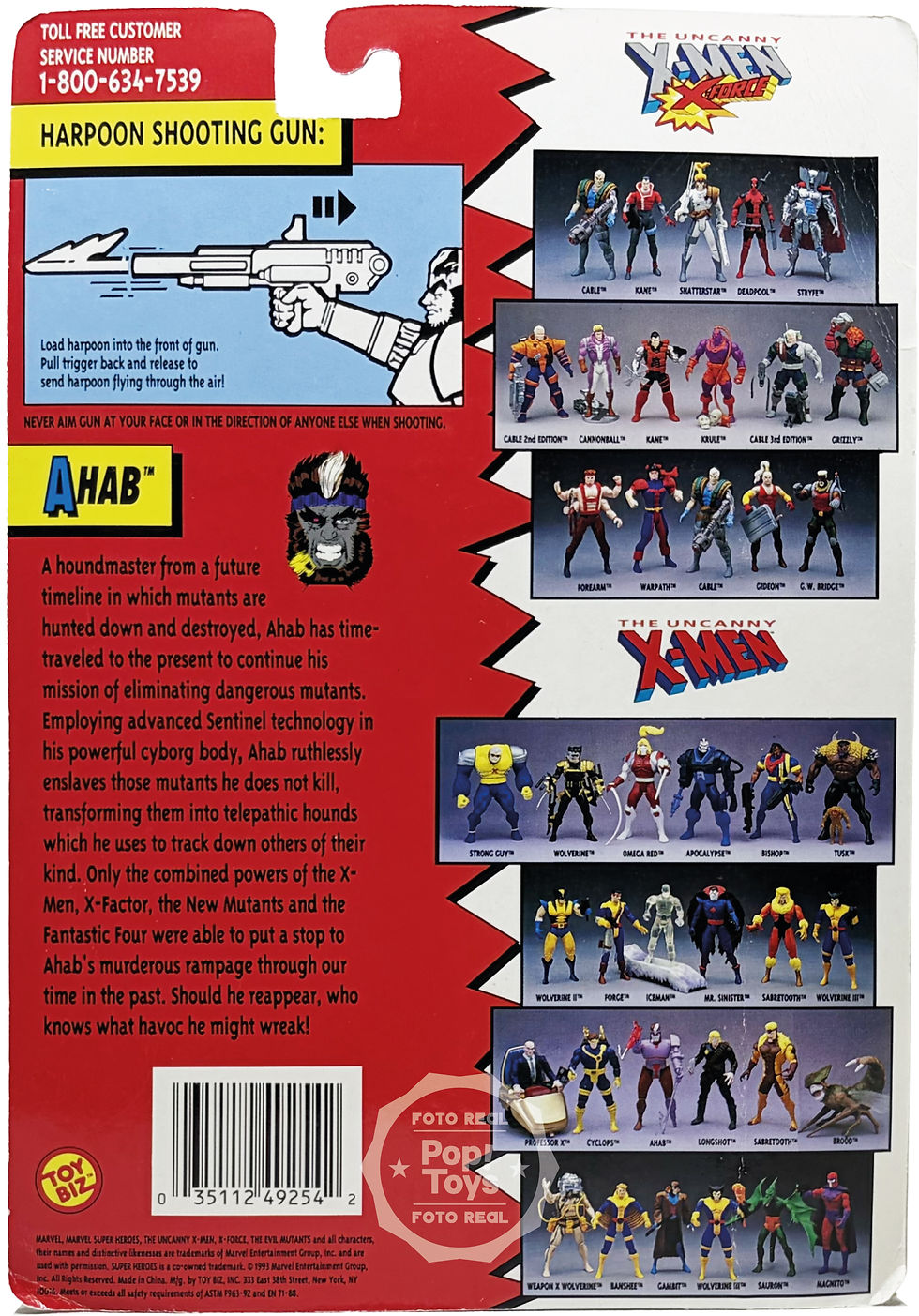 Miniatura: ToyBiz | The Uncanny X-MEN | Ahab