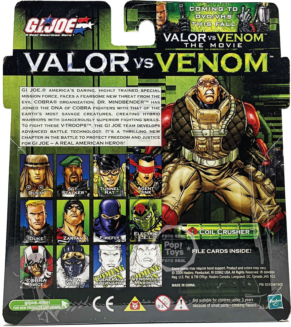 Miniatura: Hasbro | Valor Vs Venom | Wild Bill Vs Coil Crusher
