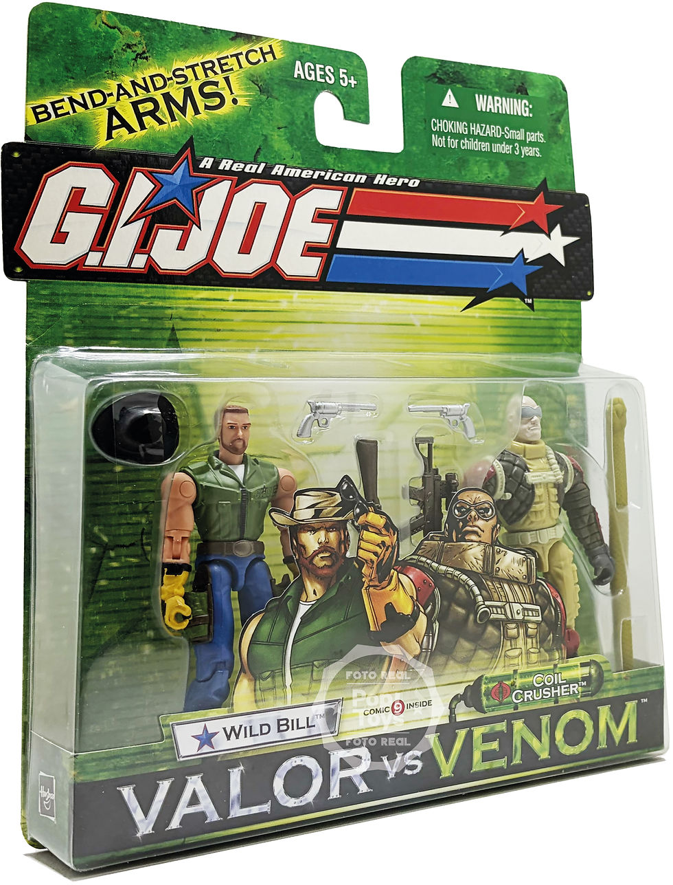 Miniatura: Hasbro | Valor Vs Venom | Wild Bill Vs Coil Crusher