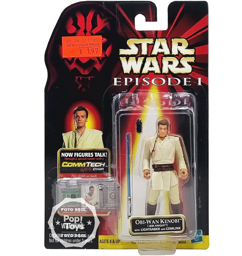 Miniatura: Hasbro - Episodio 1 - Obi-Wan Kenobi (Jedi Knight)