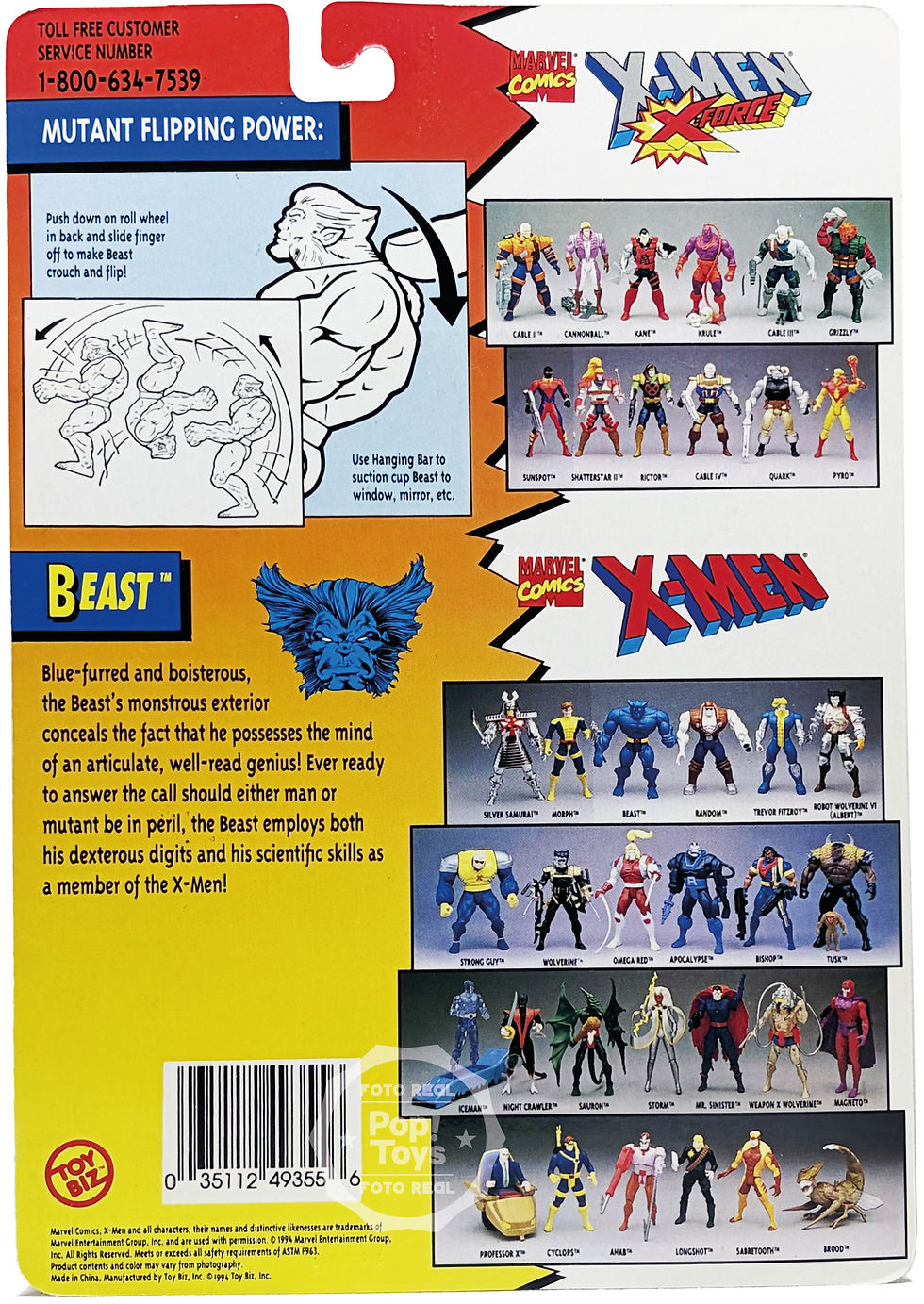 Miniatura: ToyBiz | The Uncanny X-MEN | Beast