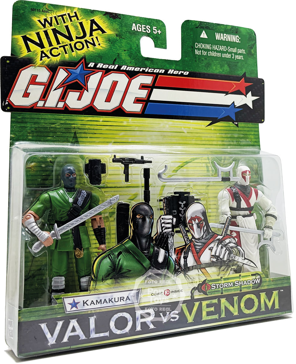 Miniatura: Hasbro | Valor Vs Venom | Kamakura Vs Storm Shadow