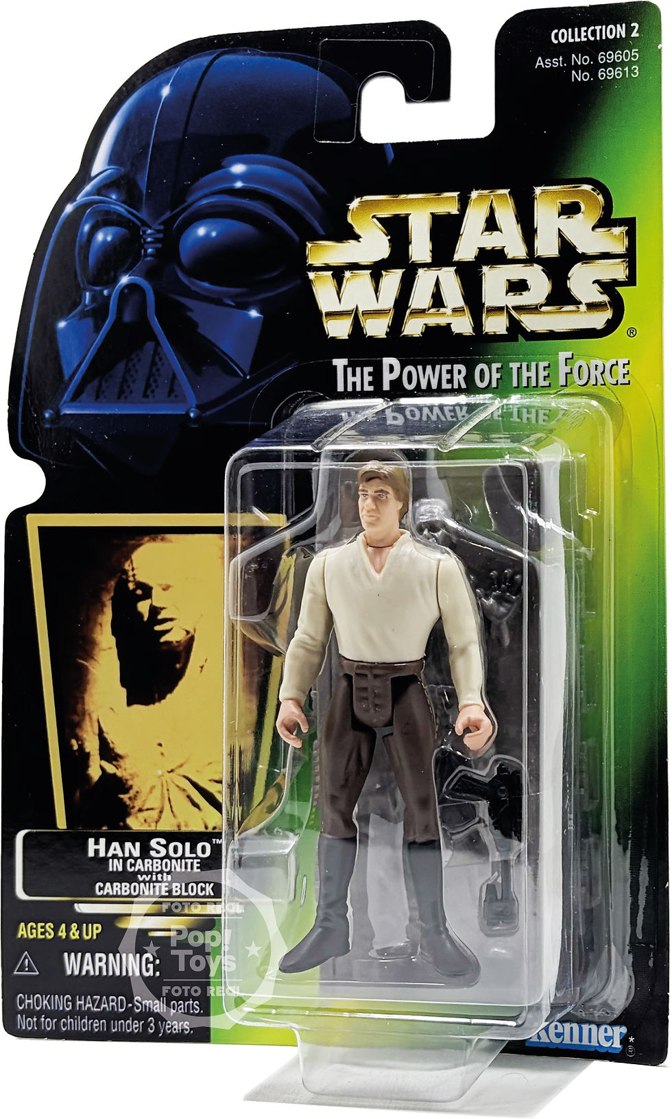Miniatura: Kenner | POTF | Han Solo In Carbonite Block