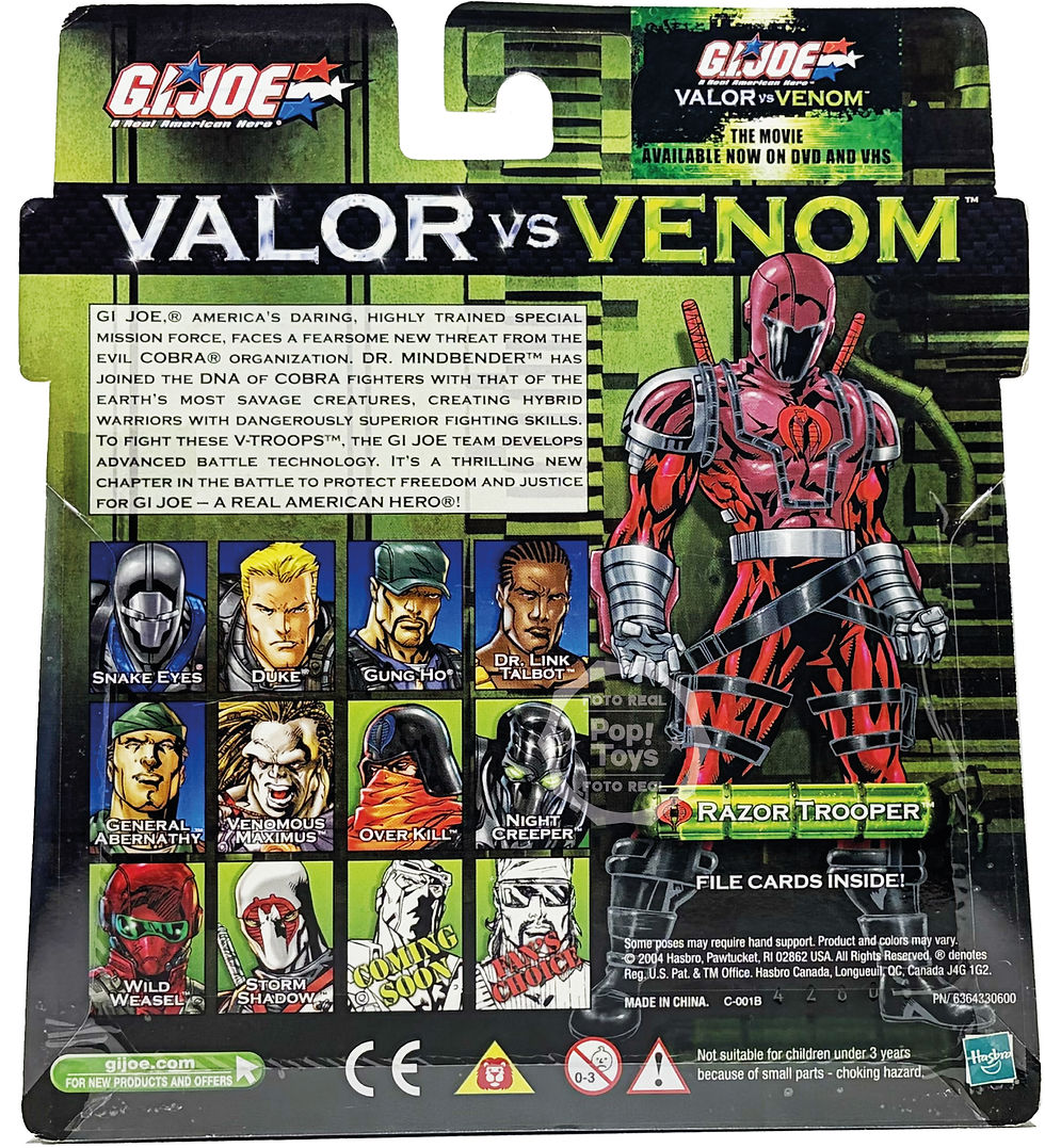 Miniatura: Hasbro | Valor Vs Venom | Sand Scorpion Vs Razor Trooper