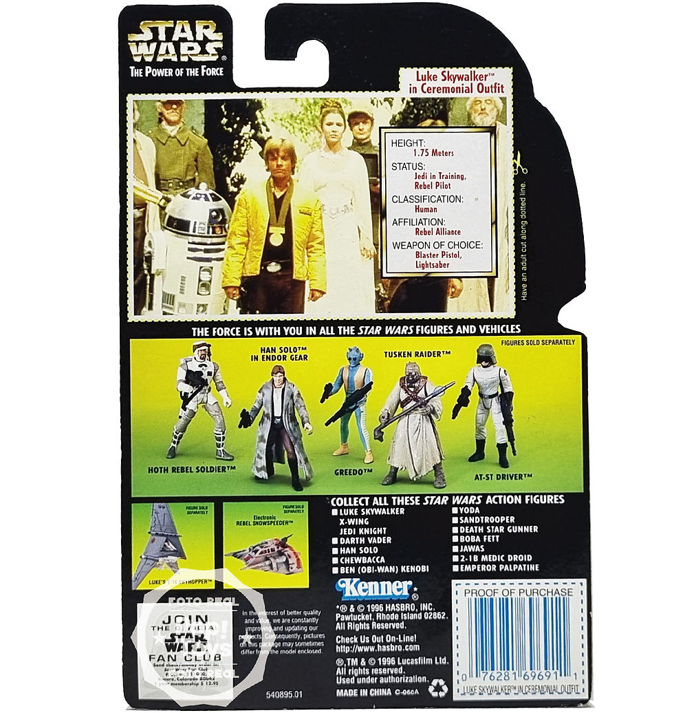 Miniatura: Kenner - Power Of The Foce - Luke Skywalker