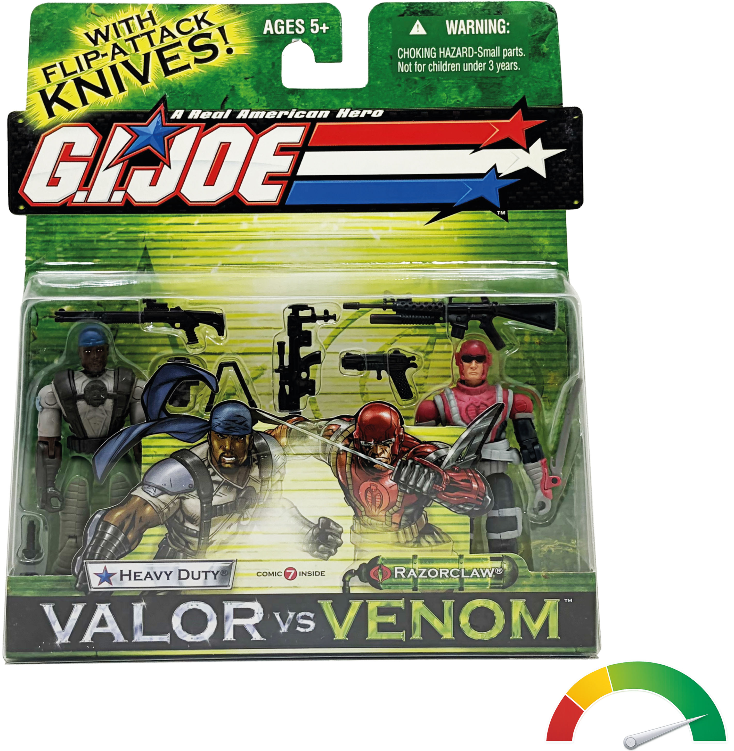 Hasbro | Valor Vs Venom | Heavy Duty Vs Razorclaw