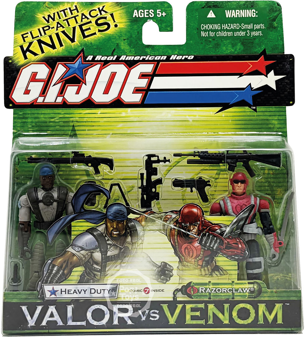 Miniatura: Hasbro | Valor Vs Venom | Heavy Duty Vs Razorclaw