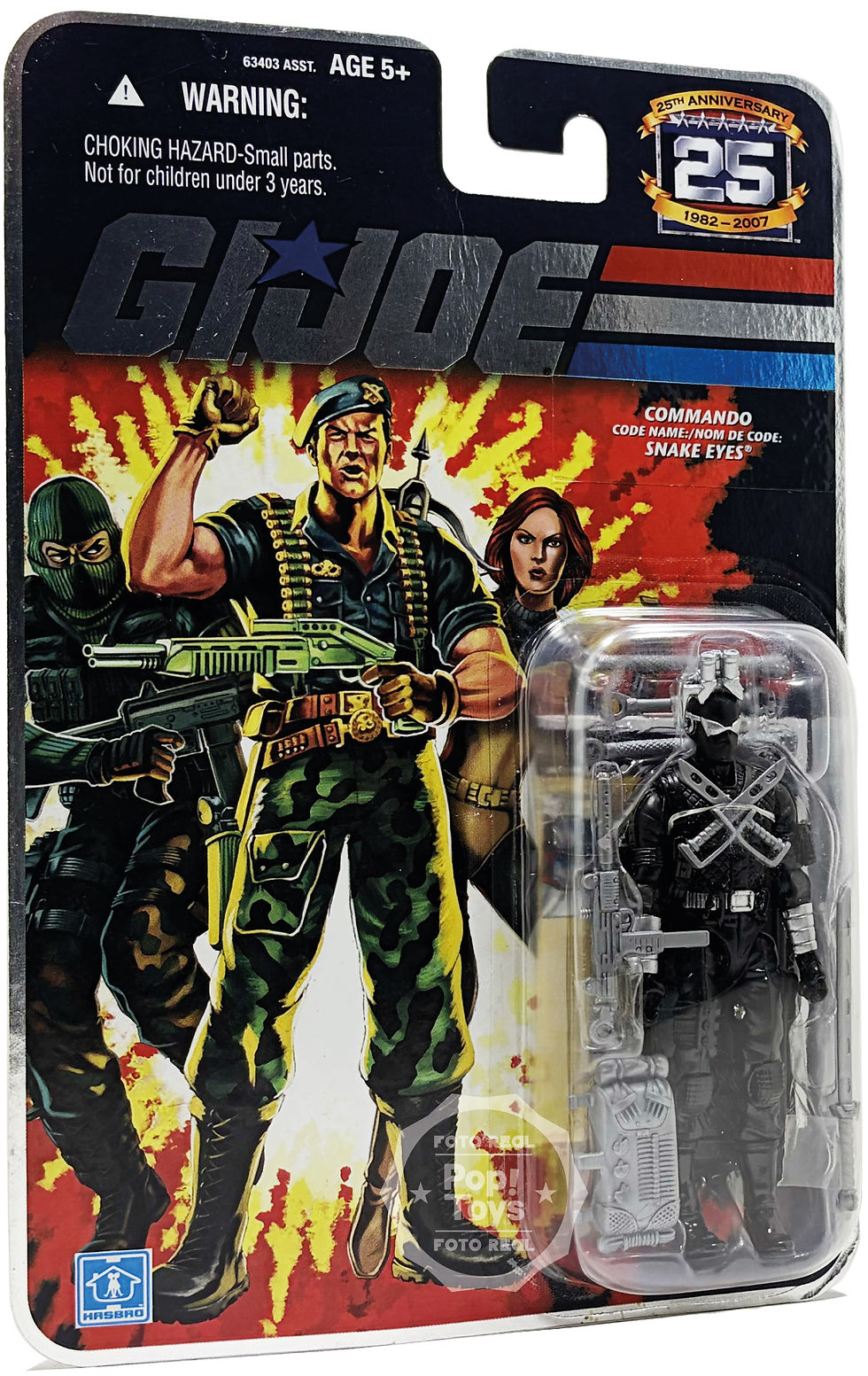 Miniatura: Hasbro | 25th Aniversary | Snake Eyes (Cartòn Canada)