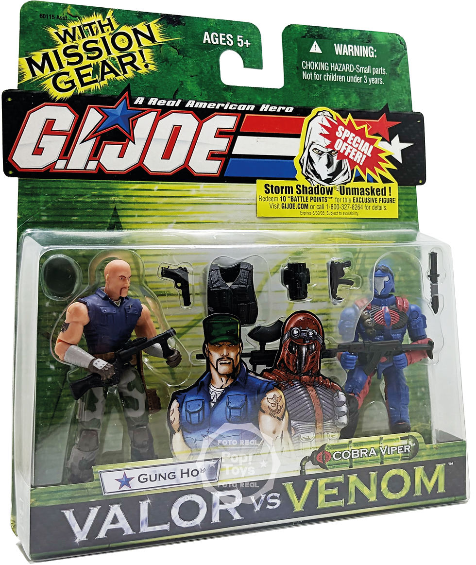 Miniatura: Hasbro | Valor Vs Venom | Gung Ho Vs Cobra Viper