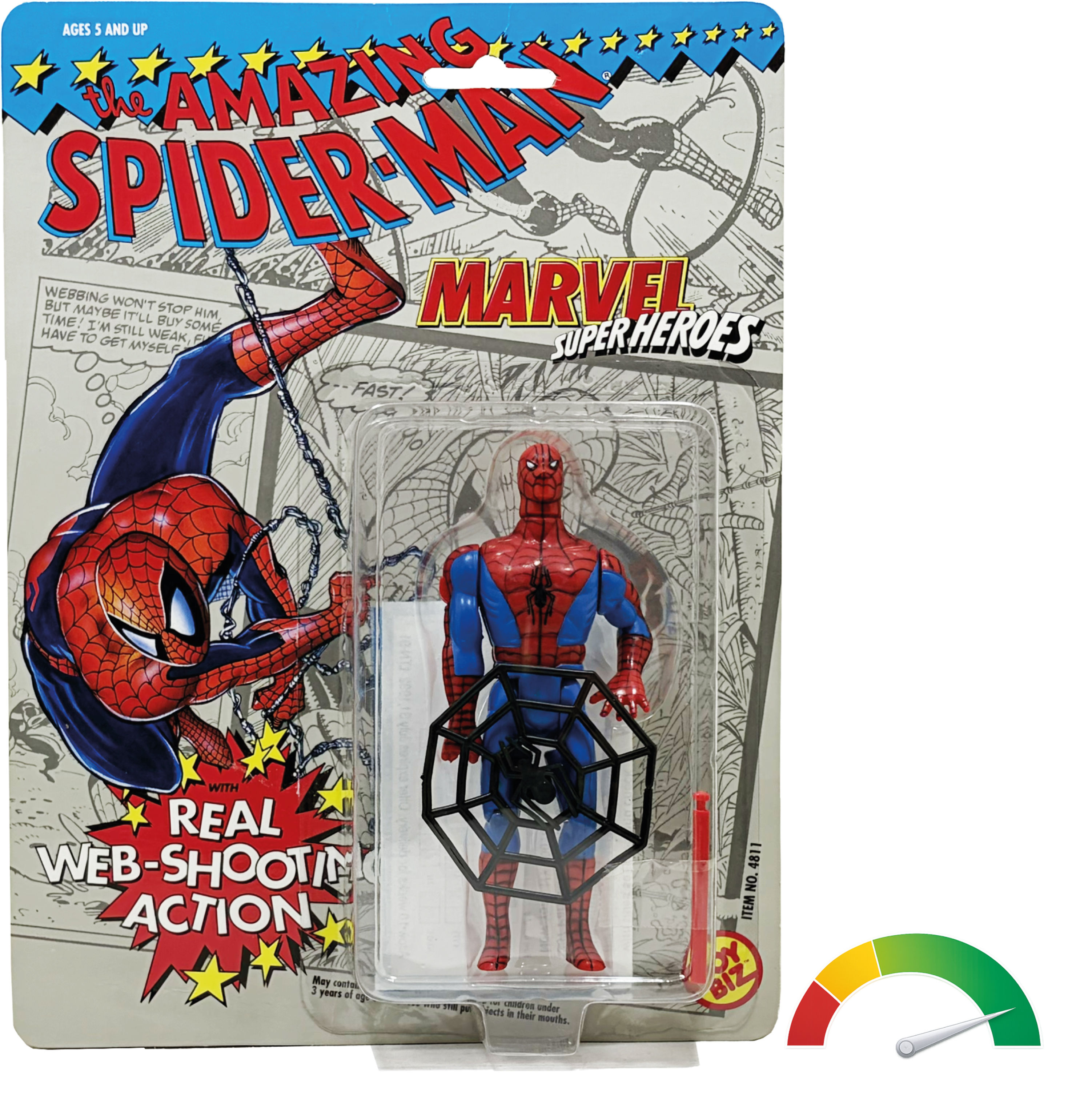 ToyBiz | Marvel Super Heroes | Spider-Man / Real Web-Shooting