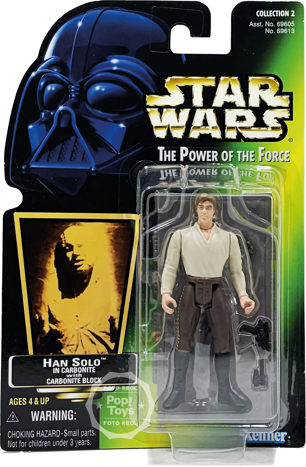 Miniatura: Kenner | POTF | Han Solo In Carbonite Block