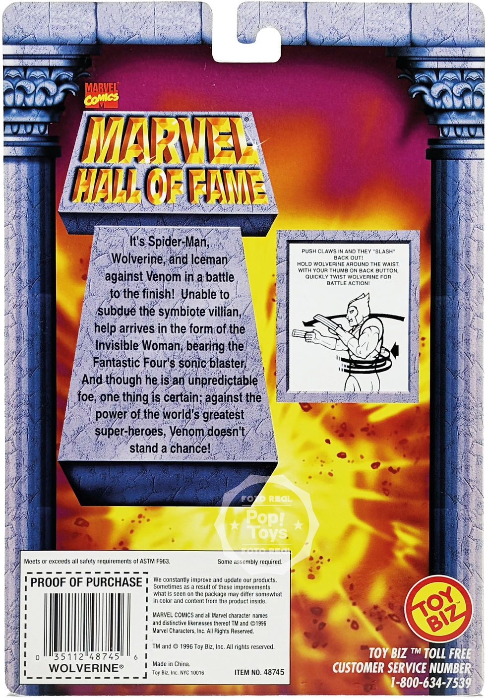 Miniatura: ToyBiz | Marvel Hall Of Fame | Wolverine