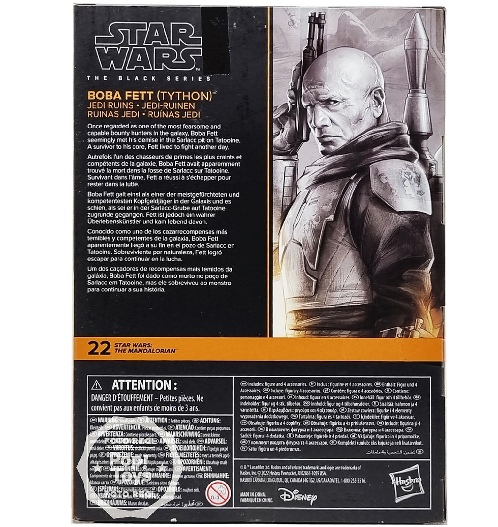 Miniatura: Hasbro - Black Series - The Mandalorian - Boba Fett (Tython)