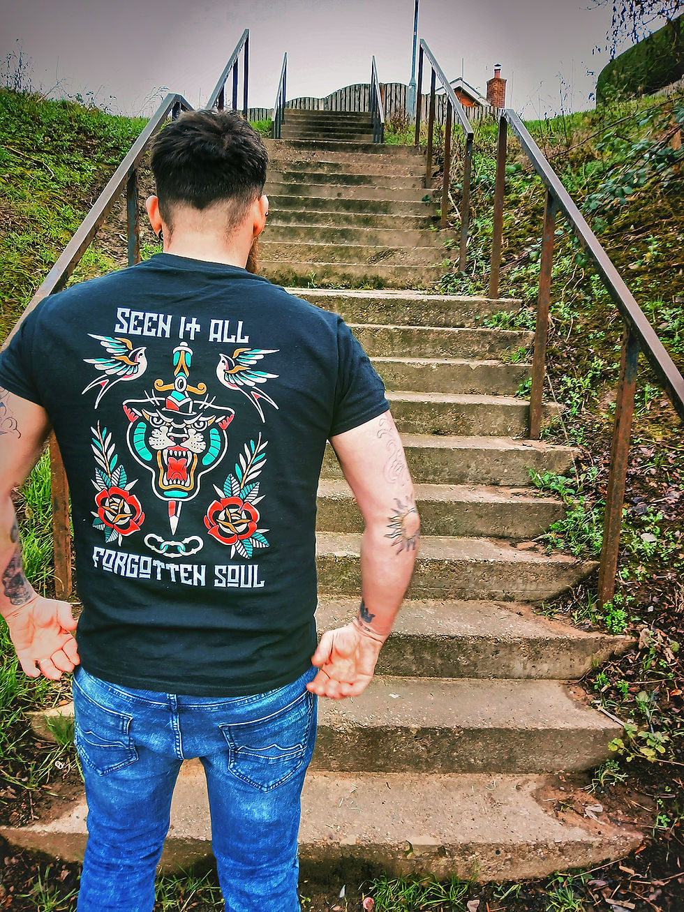 Thumbnail: Seen It All Black Front & Back T-Shirt