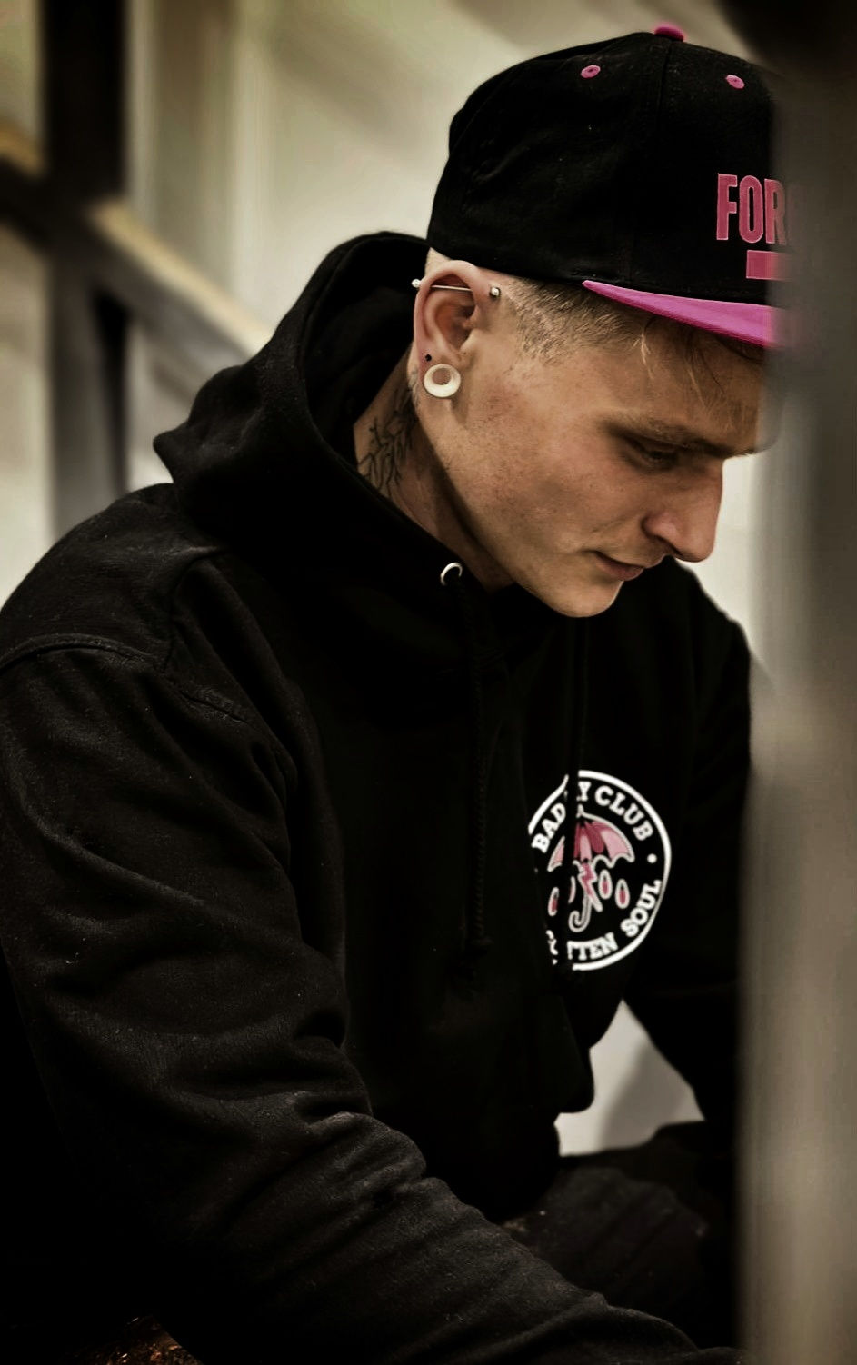 Thumbnail: Bad Day Club Black Hoodie
