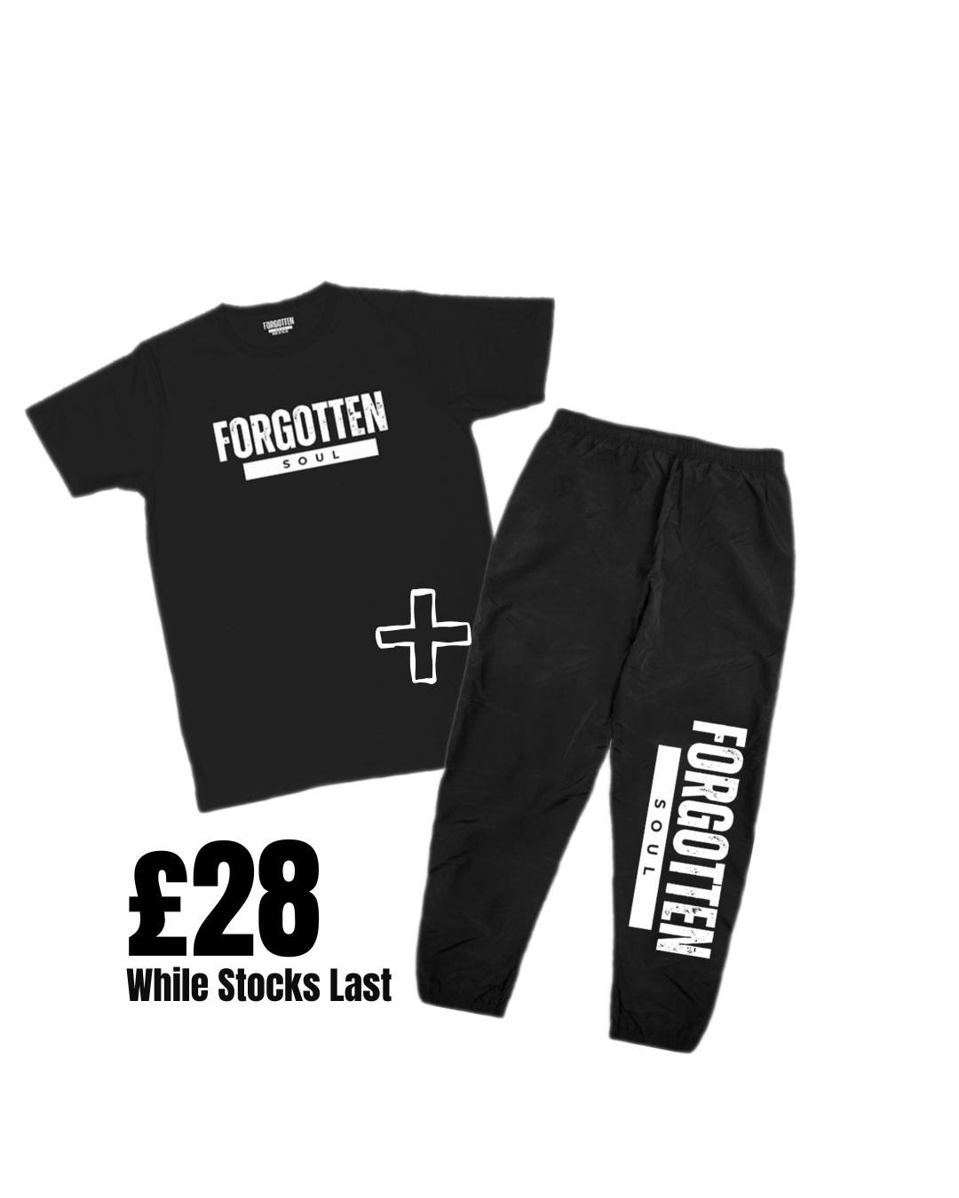 Black Forgotten Soul T-Shirt & Jogger Bundle