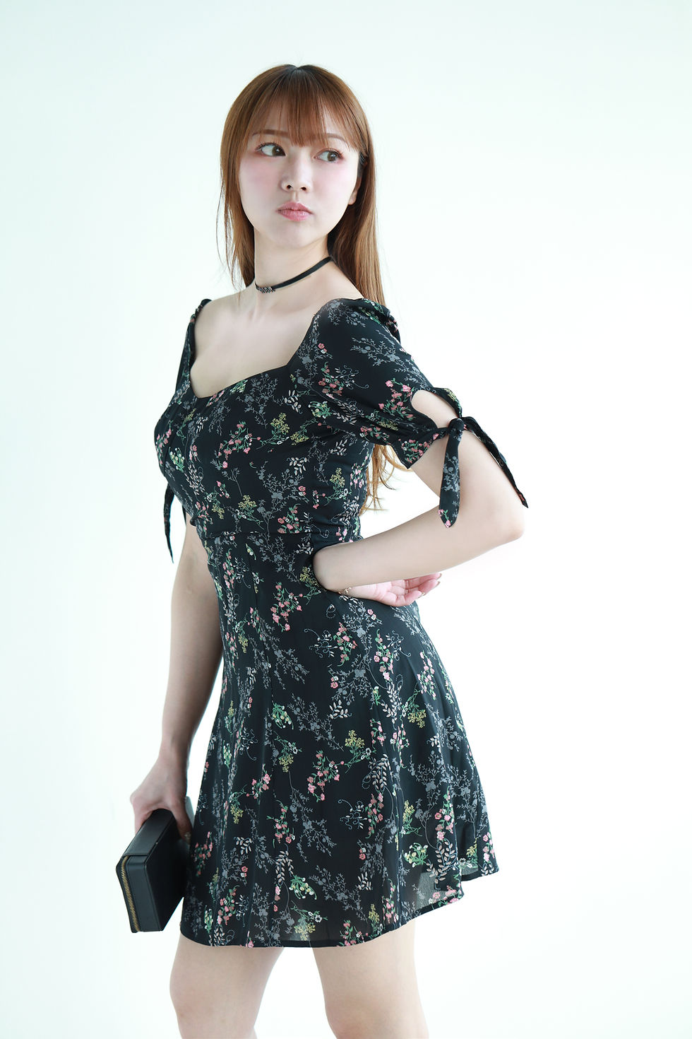 縮圖：Kanalili Ella Skater Dress in Black