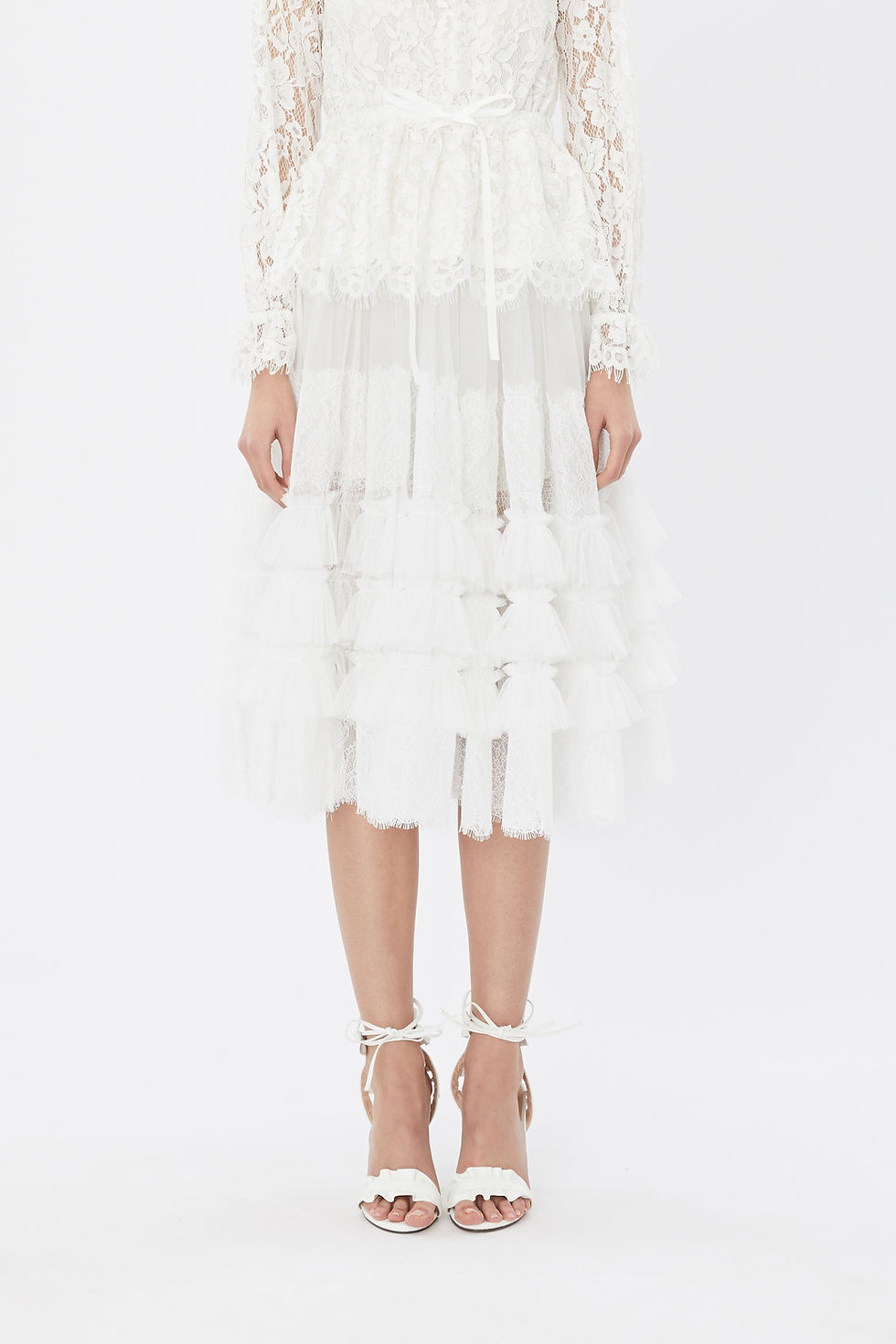 縮圖：KanaLili daydreamy lace layered skirt