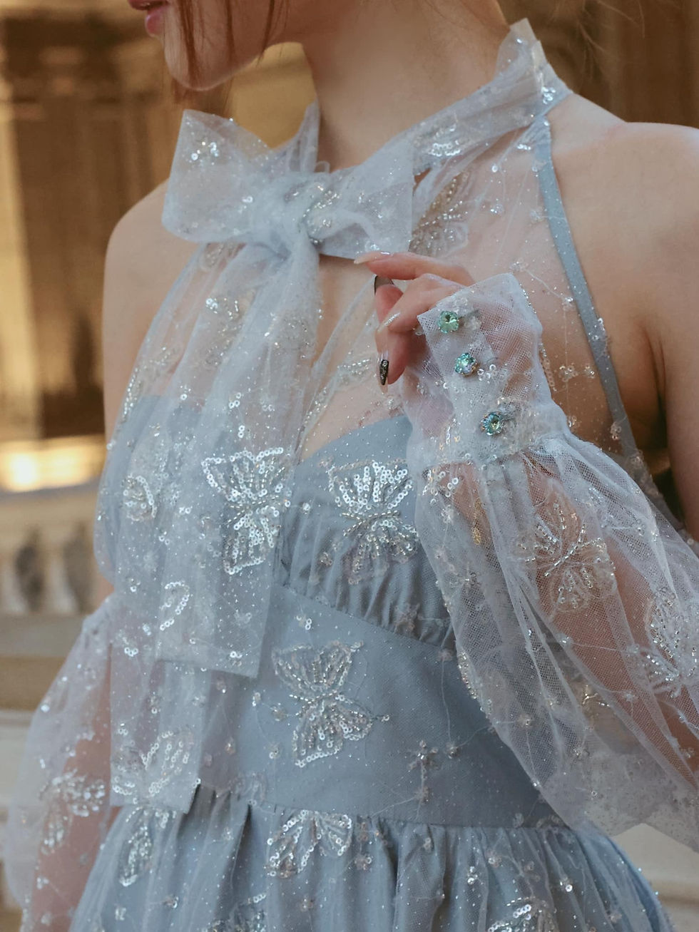 縮圖：KanaLili Daleyza Dress In Ice Water