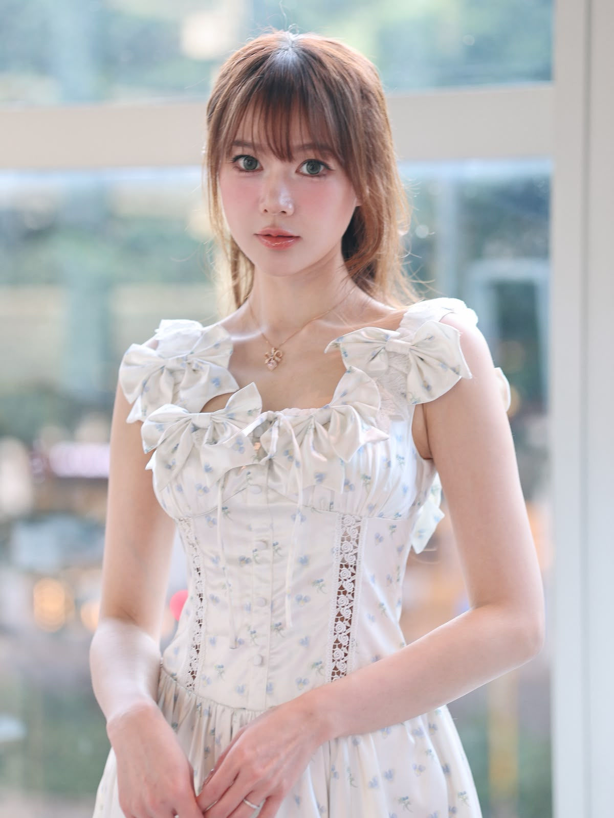 KanaLili Fernanda Floral Silk Dress