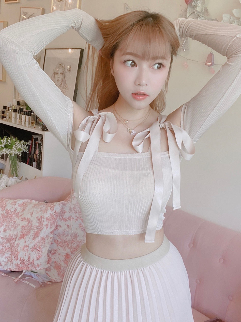 Thumbnail: Kanalili Ballerina Top in Sandshell