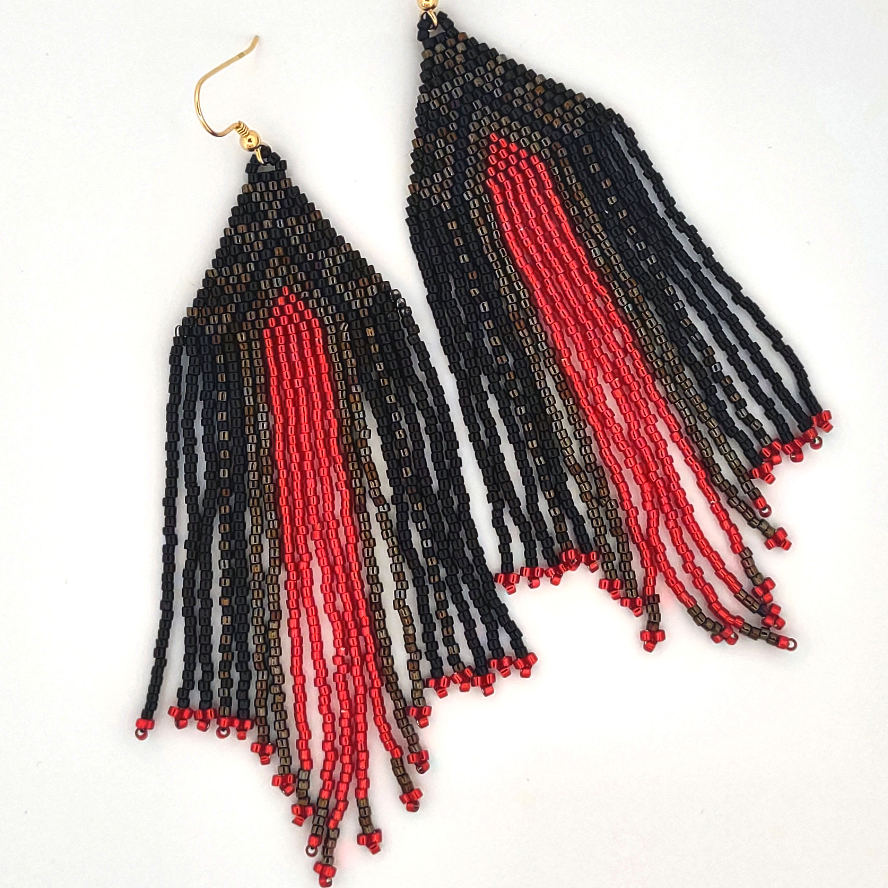 Сережки з бахромою R&B