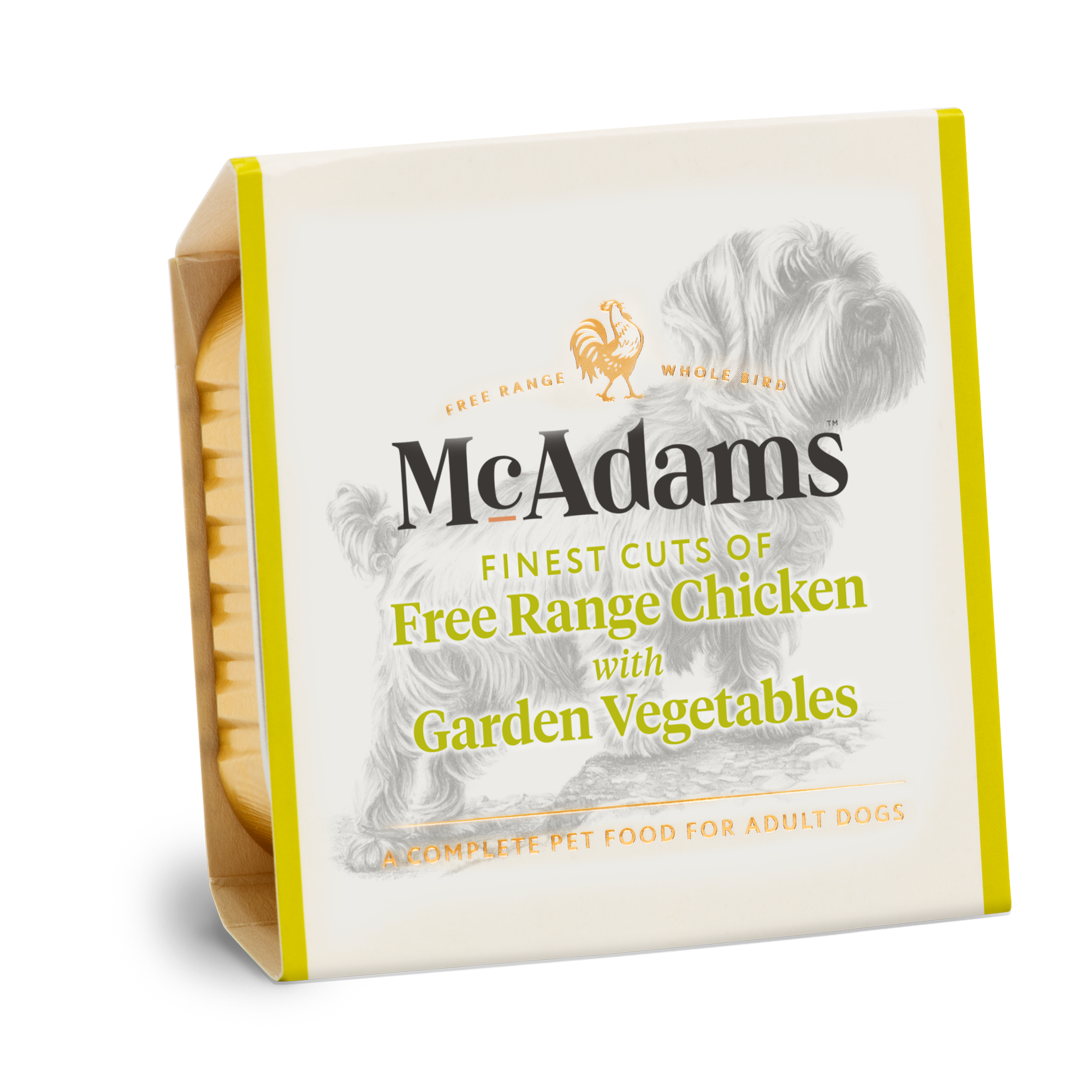 McAdams Whole Free-Range Chicken & Garden Vegetables Dog 150g