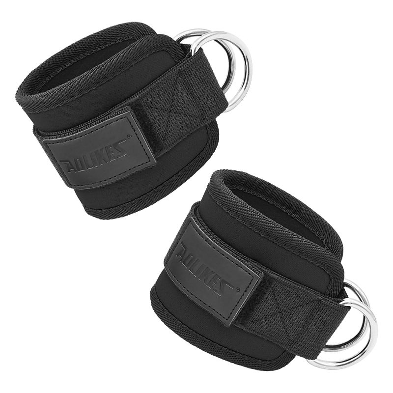 Thumbnail: Adjustable Padded Ankle Wrist Cuffs Padded Straps D-Ring Constraint
