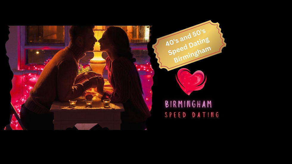 Speed Dating Singles Night Ages 42 - 58 Birmingham