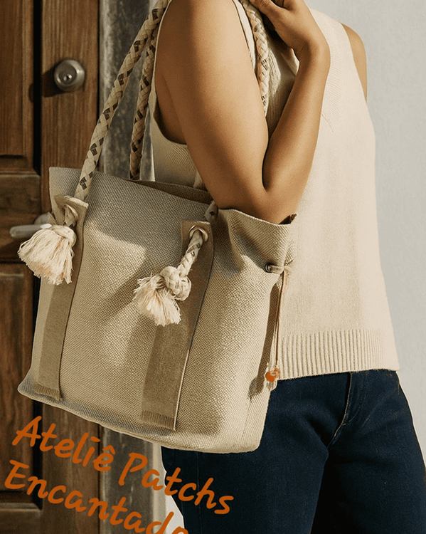 Modelo de bolsa produzida por Patrícia