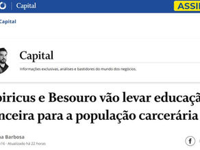 Empiricus e Besouro vão levar educação financeira para a população carcerária