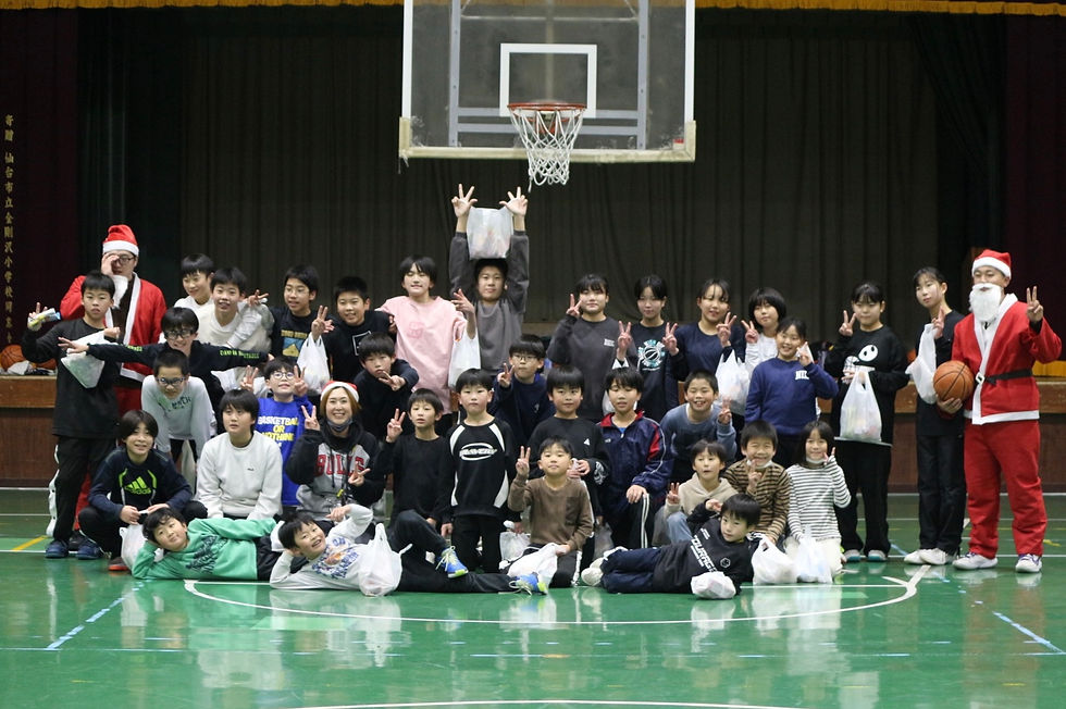 ちょっと早いサンタクロース。