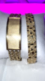 Gold ID bracelet and nugget band joyería en Phoenix