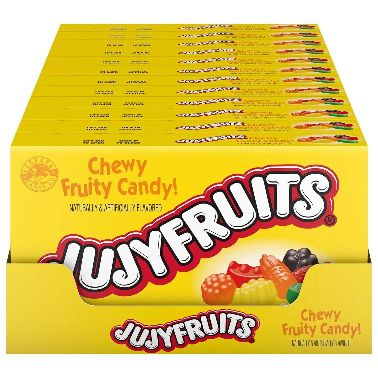 Wonka Jujyfruits Gummy candy, Assorted Gummy Candy, 5 Ounce Theater Candy Boxes