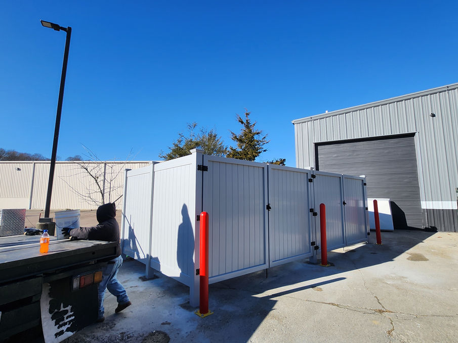 PVC Dumpster Enclosure, Trash Enclosure, Contractors Near Me in CT