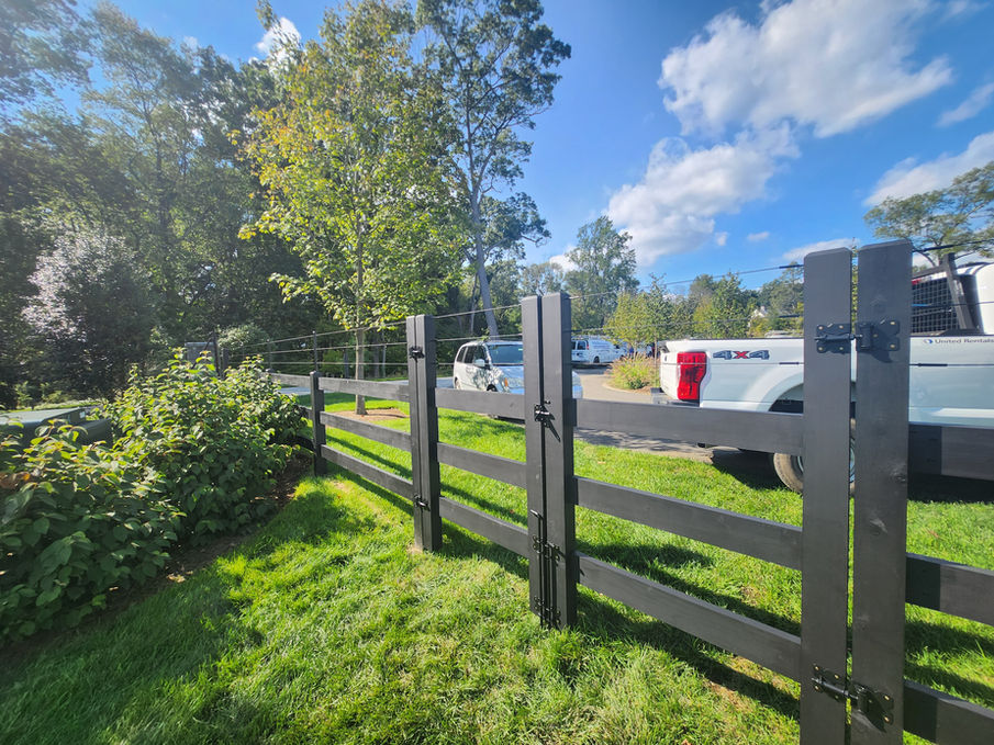 3 Rail Custom Cedar Wood Gate