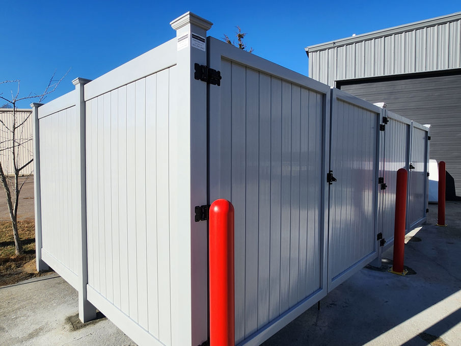 PVC Dumpster Enclosure, Trash Enclosure, Contractors Near Me in CT