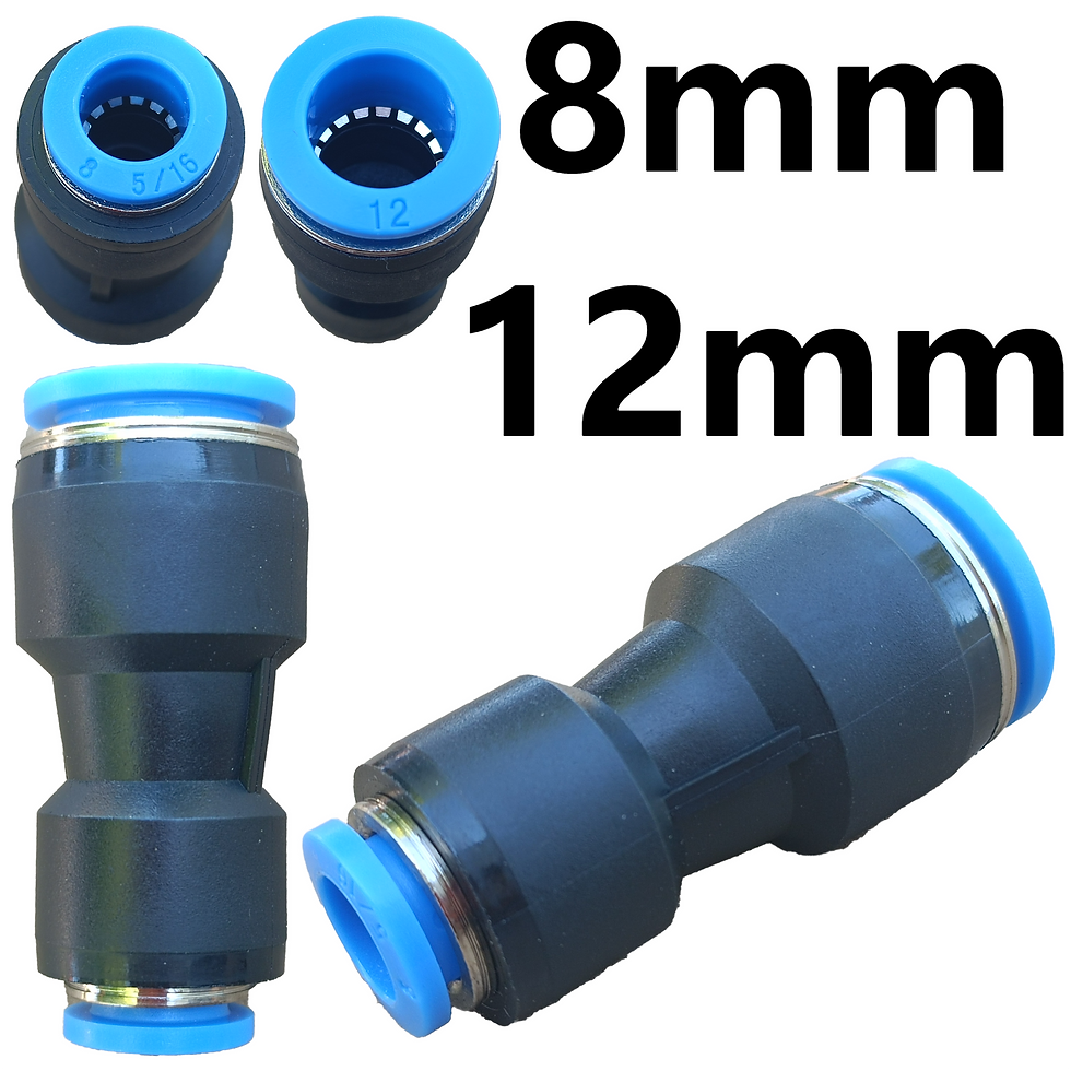 Miniatura: Złączka Wtykowa Redukcja Pneumatyczna 12 - 8mm PG 12-8