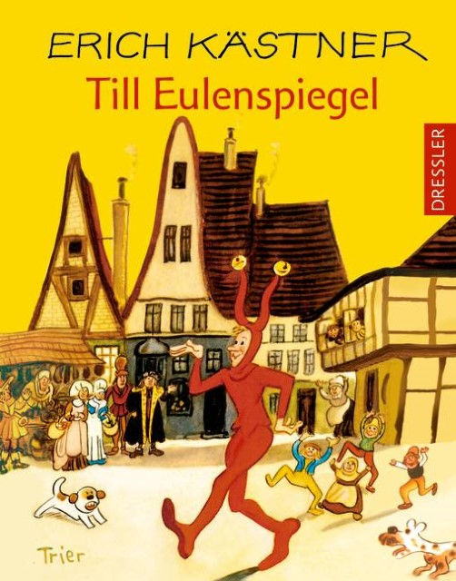Ilustração de Till Eulenspiegel em um livro infantil
