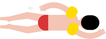 Swimming Figure Cartoon