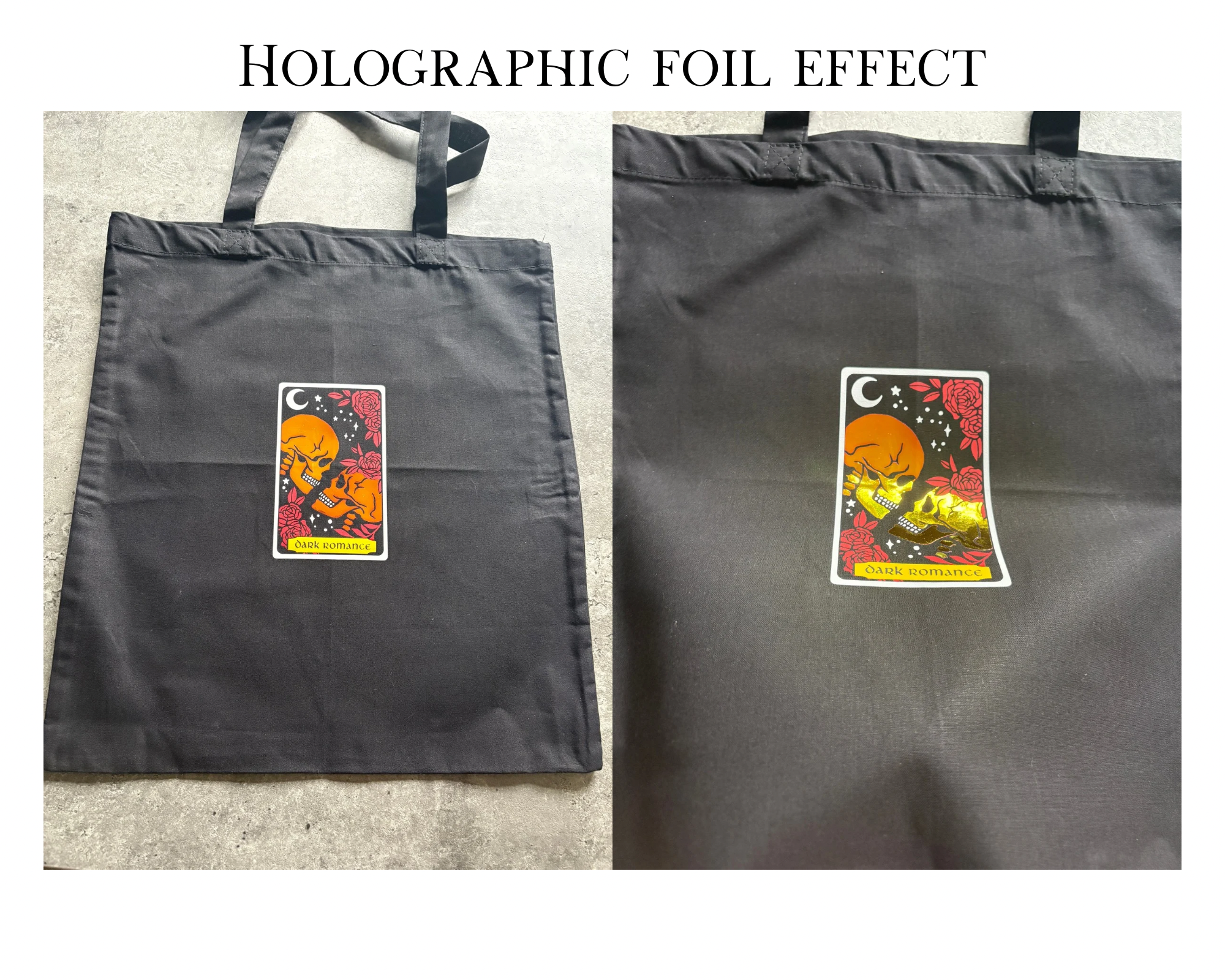 Dark Romance Tarot Card Tote