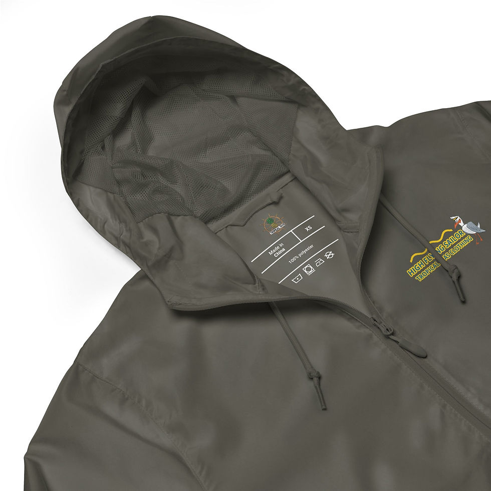 Miniatura: High Flying Sailor Lightweight Zip Up Windbreaker