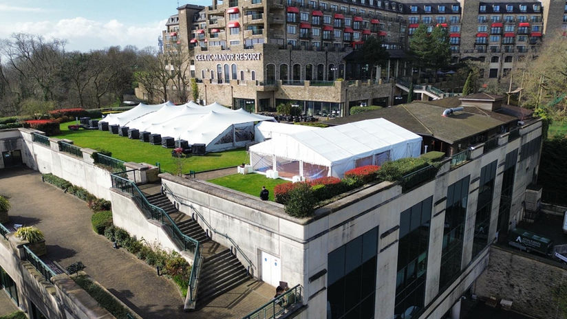 marquee hire for a corporate event