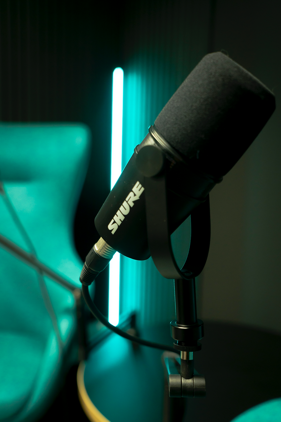 Podcast studio for hire in Cardiff