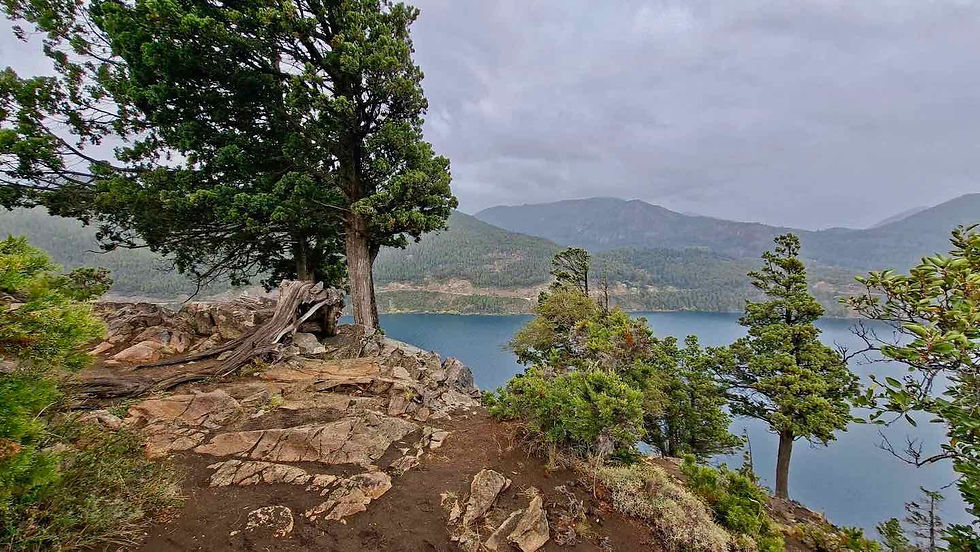Figures 10. Scenic viewpoints overlooking Lake Lácar and San Martín de los Andes.