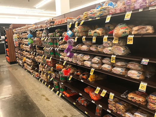 No Bread in pull down