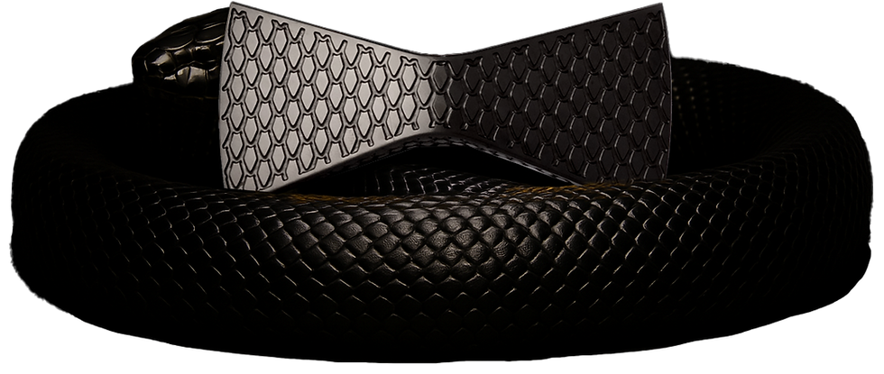 Black Mamba inspired bow tie