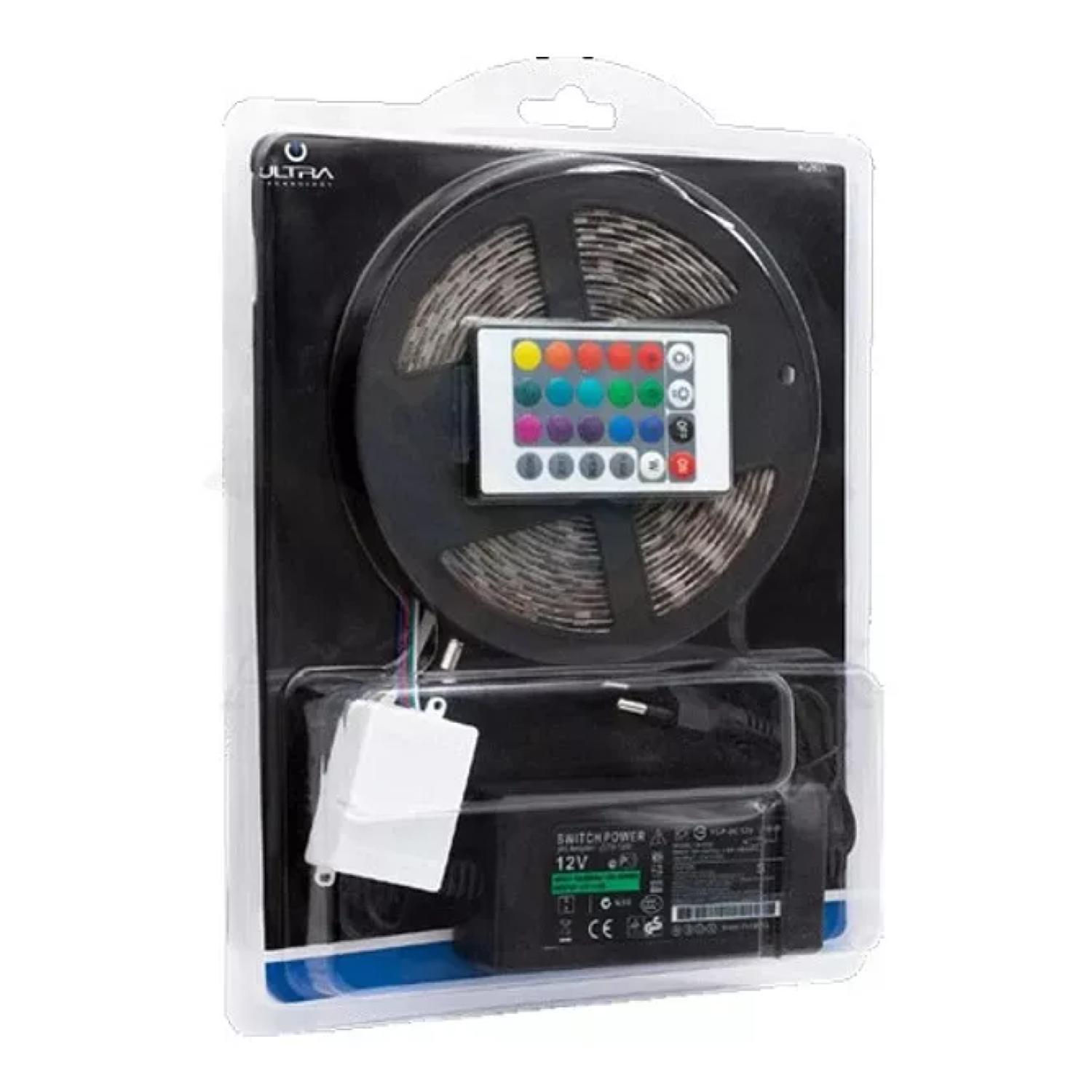 Cinta Led RGB ULTRA 5 Metros C/Control Remoto