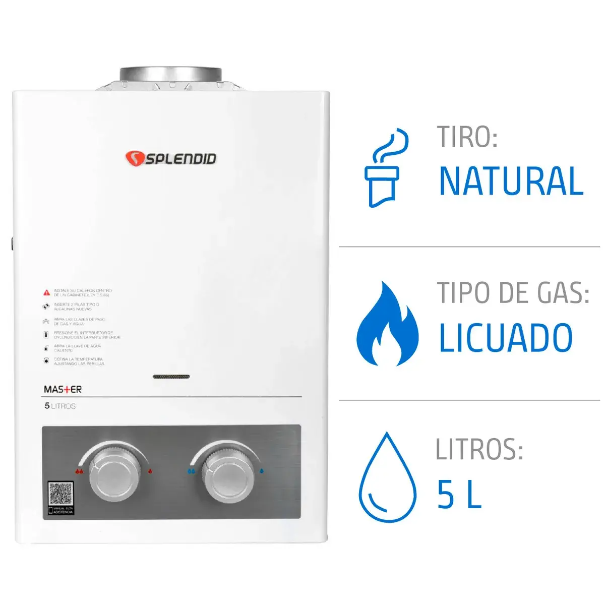 Calefont Splendid 5 litros GL Master