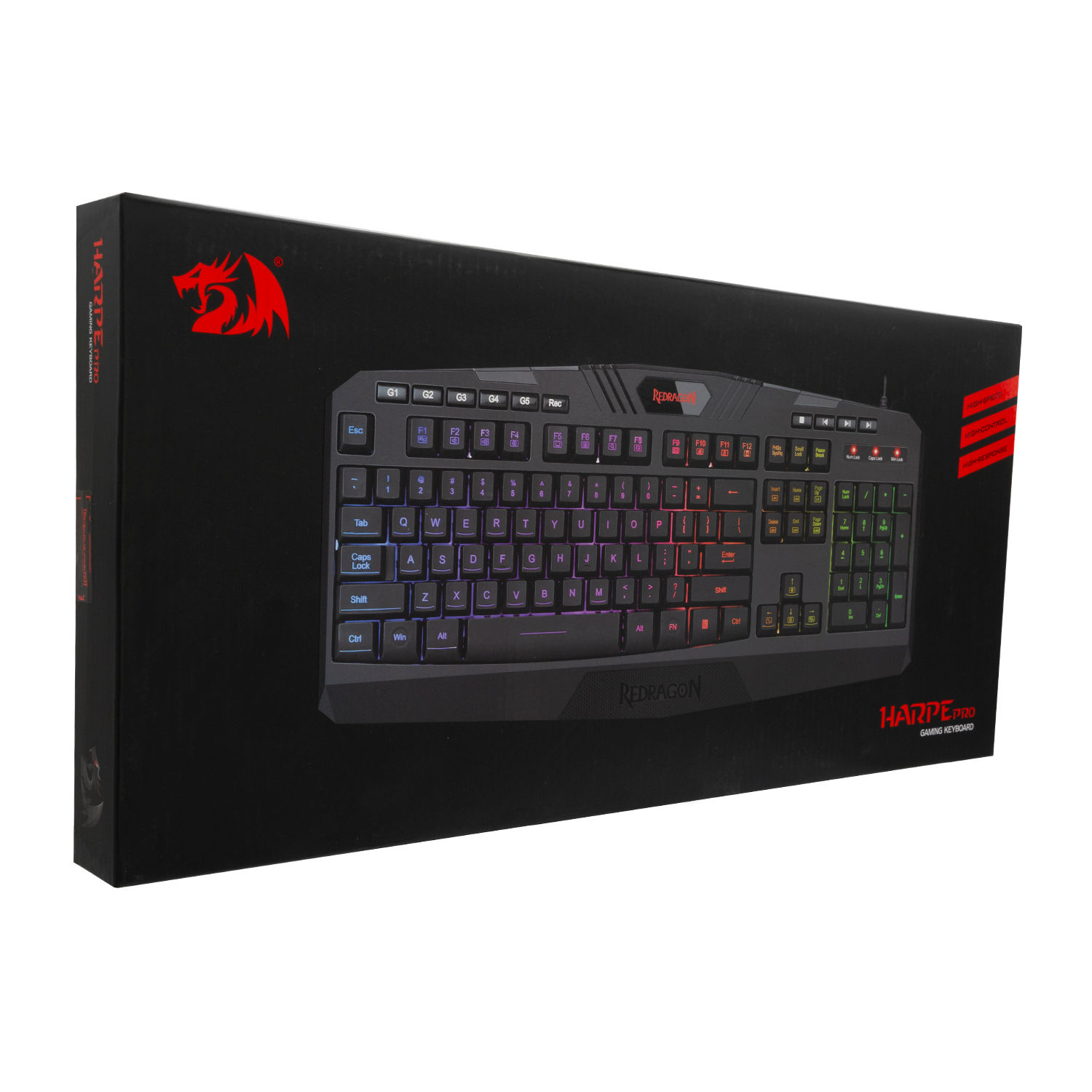 Teclado Redragon  Harpe Pro Alambrico K503A
